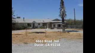 Hud Home 6661 Road 260 Ducor, Ca