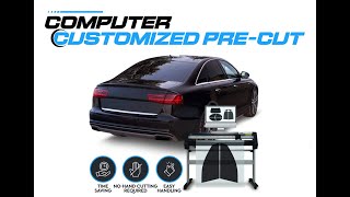 How Precut Window Tint for Cars is Made - Save Money Installing Pre Cut Film Yourself (Easy DIY)