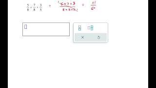 Multiplication of 3 fractions (ALEKS Examples)