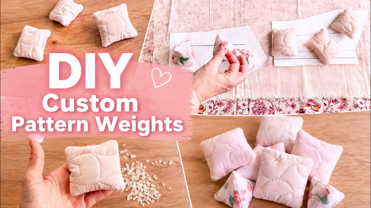 How to Make Sewing Pattern Weights from Fabric Scraps | Beginner