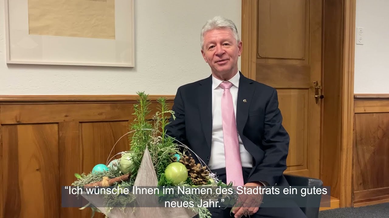 Neujahrsgrüsse 2023 von Stadtpräsident Hans Mäder