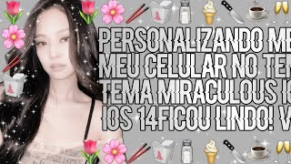 personalizando meu celular no tema miraculous ios 14 screenshot 4