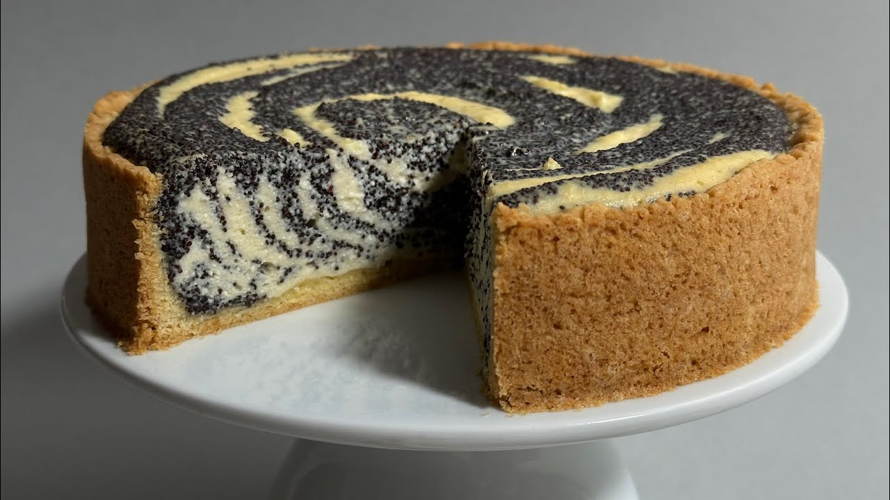 Poppy Seed Layered Cheesecake | Simple Recipe
