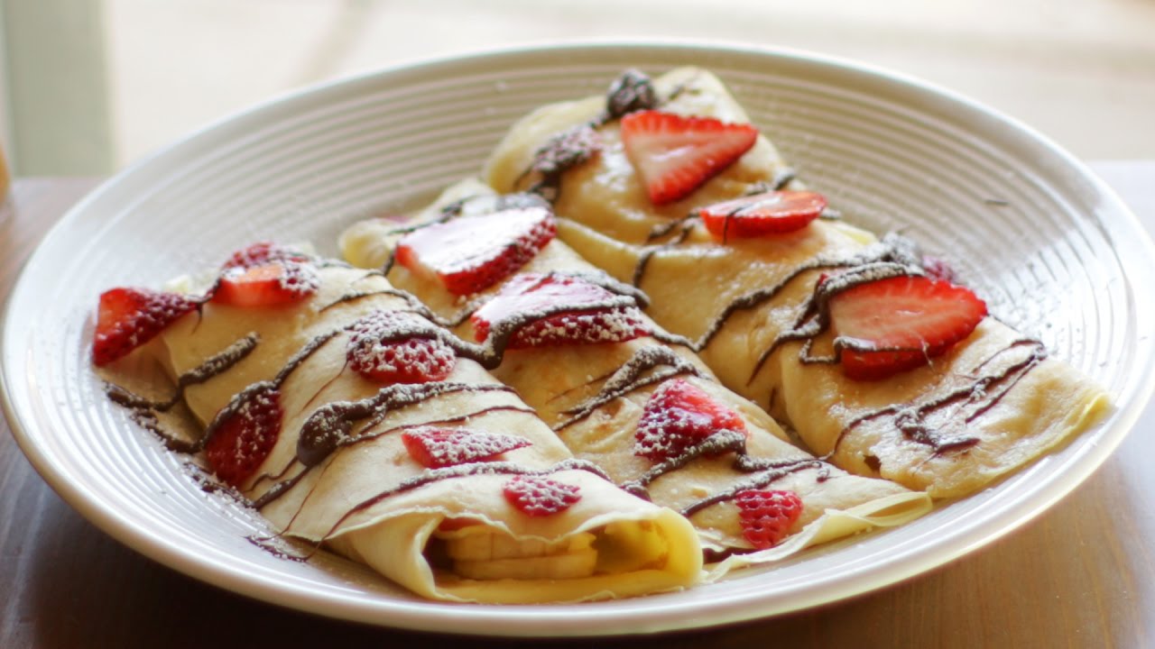 How To Make Crepes Easy Crepe Recipe Youtube