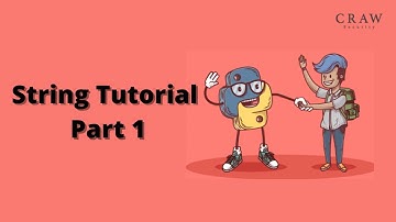 String Tutorial Part 1 In Python Programming Training | Craw Security #stringtutorial #python
