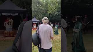 Mercado medieval de fiestas de la patrona Torrelavega #cantabria #spain #medieval #shorts (1)