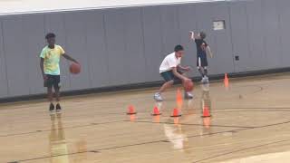 A lil practice sesh (comment basketball drills)