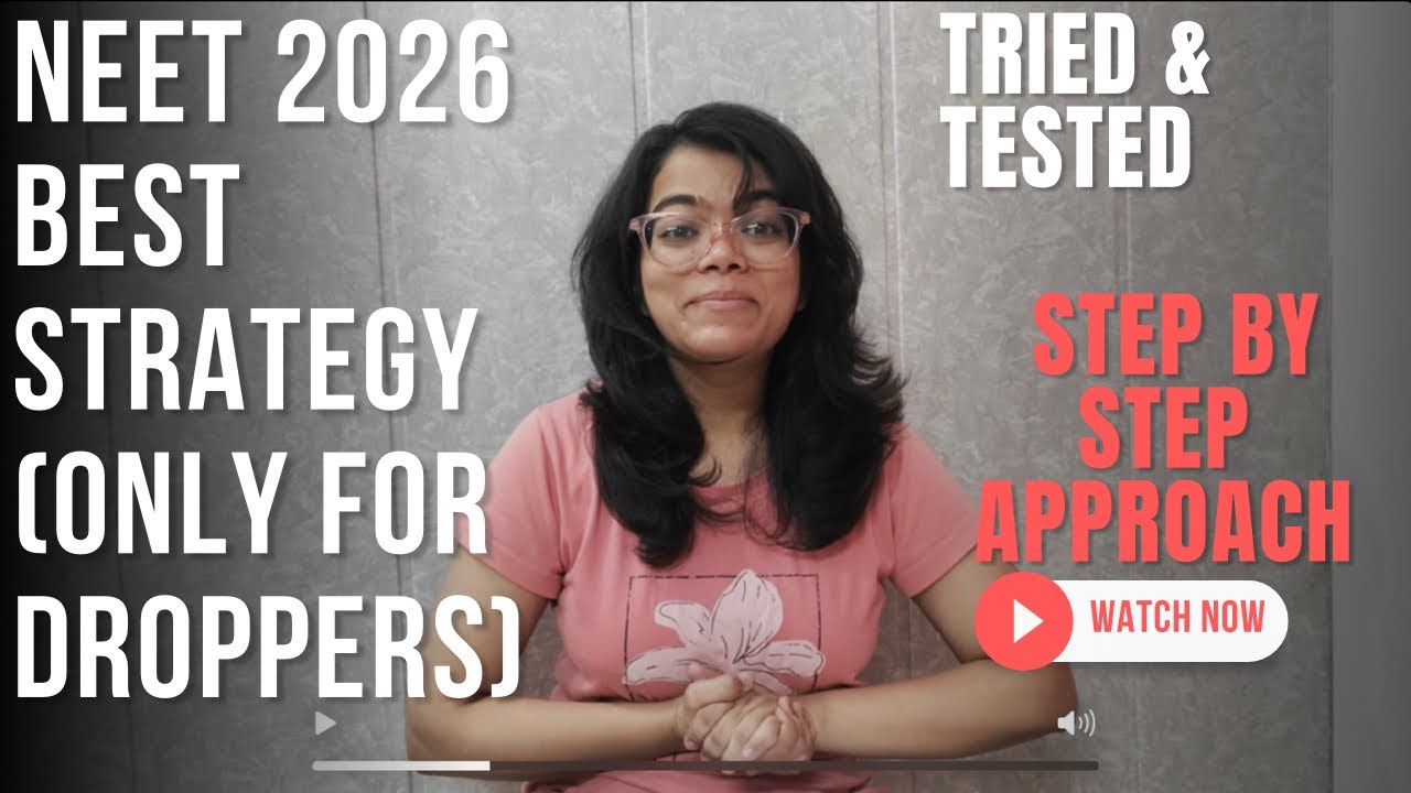 Best droppers strategy for NEET 2026 |Complete roadmap for guaranteed ...
