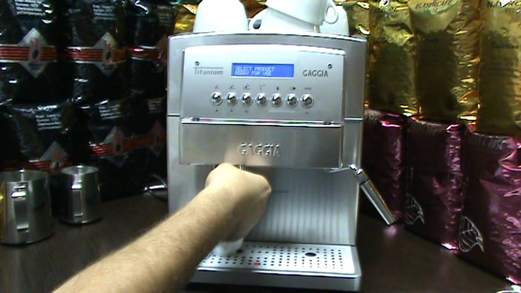 Gaggia Titanium.MPG - YouTube