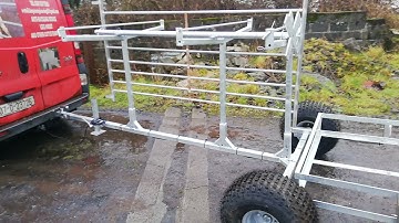 Sheep hurdle carrier