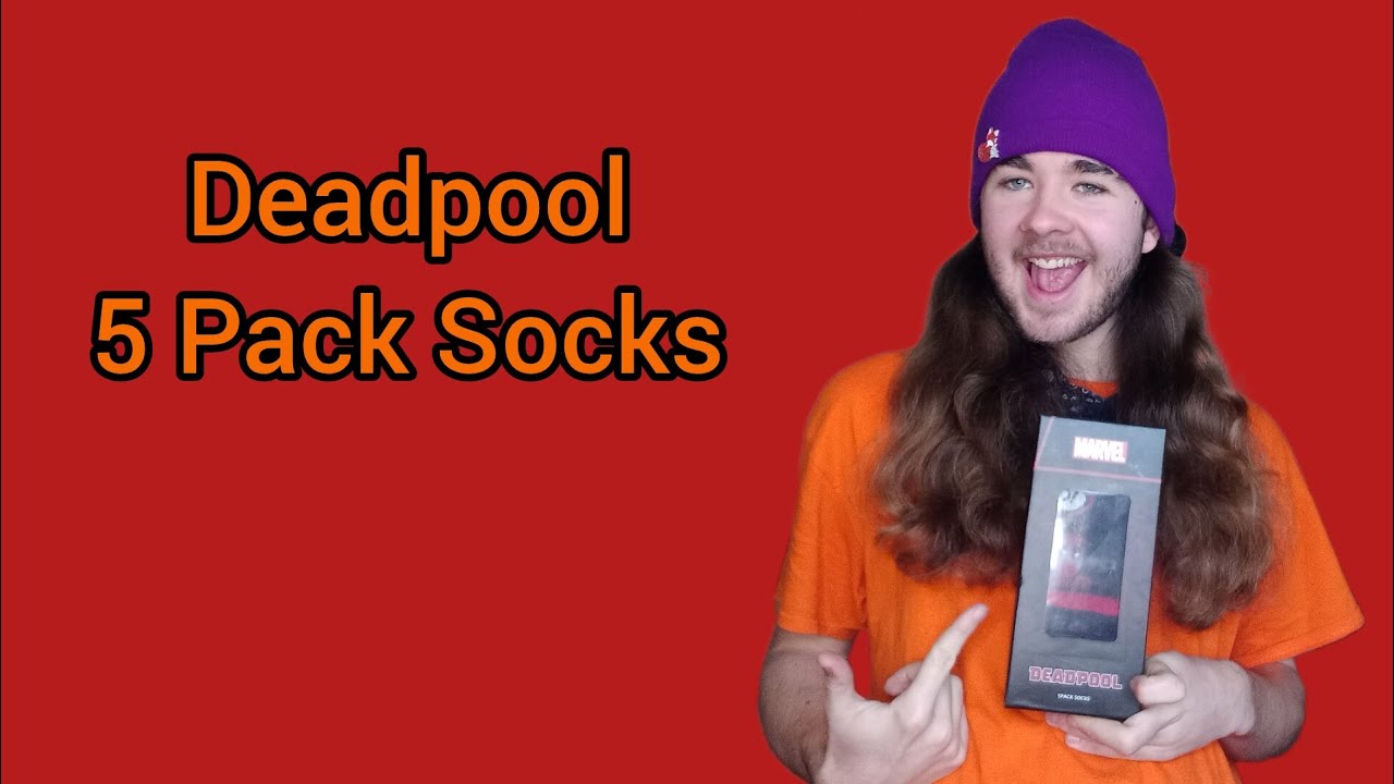 Deadpool - 5 Pack Socks: Fashion Review
