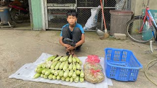 Orphan Boy - Harvesting Corn and Papaya Flowers to Sell at Market #survival #diy #farm by Orphan Boy 10,494 views 8 days ago 45 minutes