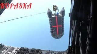 AKSI NEKAT KOPASKA TERJUN BAWA PERAHU DI LAUT