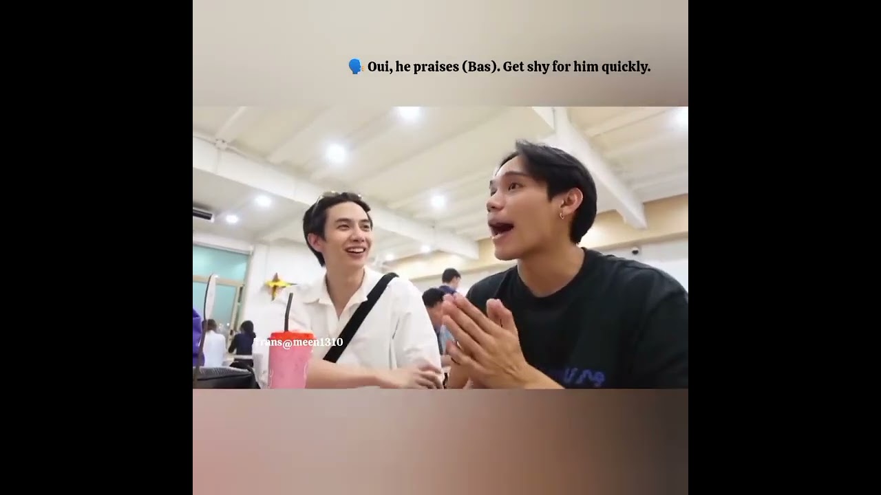 No one can resist nong Bas cuteness 