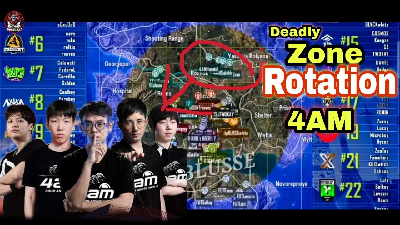 Great Rotation by 4AM || Esports highlights...