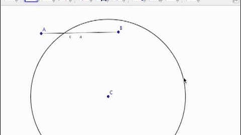 GeoGebra - 1 - Line Segment Copy