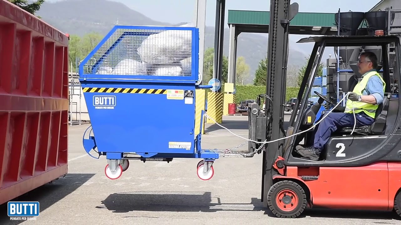 INDUSTRIA - Contenitore ribaltabile "Pertutto" per grandi volumi con Secure System