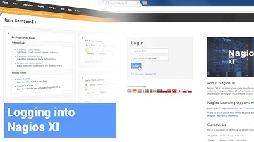 Logging into Nagios XI
