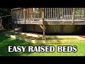 DIY Easy Raised Garden Beds Timelapse