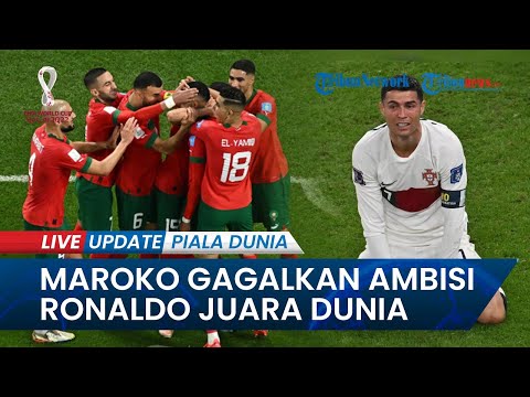 Timnas Maroko Gagalkan Ambisi Ronaldo Angkat Trofi Juara Piala Dunia 2022, Amankan Tiket Semifinal