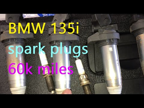 bmw 135i spark plugs - YouTube