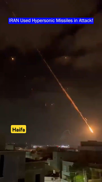 Iran Uses Hypersonic Missile on Israeli City – Refinery Hit!