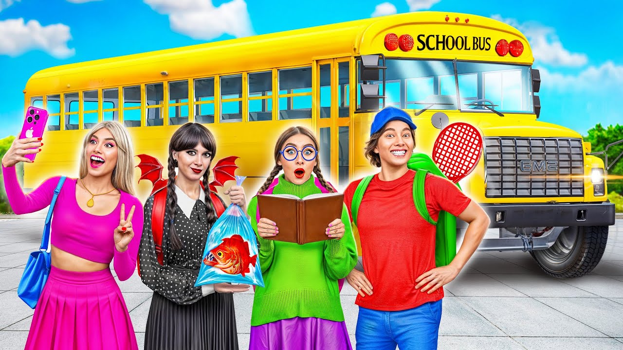 Мы Изучаем с Друзьями Правила Школьного Автобуса | Смешные Cитуации от Friendly DO
