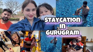 We Spent a Day in Gurugram’s Hottest Spots! Courtyard By Marriott & Cyber Hub || Family Staycation