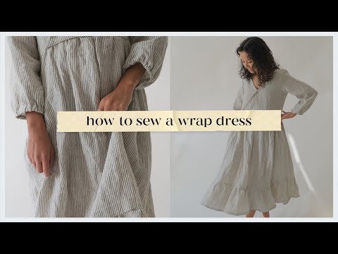 How to Sew a Flowy Wrap Dress, Perfect for Nursing-Friendly! | Wrap Betty  Dress
