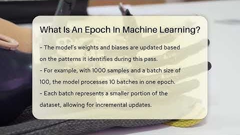 What Is An Epoch In Machine Learning? - Talking Tech Trends