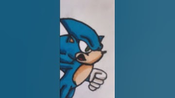 My Godzilla vs Sonic from Art land! #artlandhowtodraw #godzilla #sonicthehedgehog #shorts #drawing