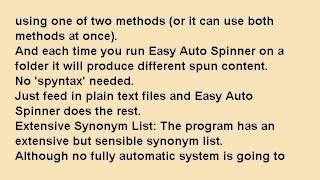 Article Spinner PRO! Great Spinning Software