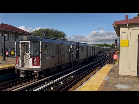 IRT Flushing Line: Manhattan, Flushing & Willets Point bound R188 (7) Trains @ Mets-Willets Point
