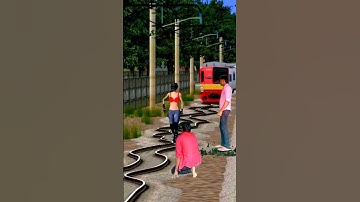 VFX train wali video