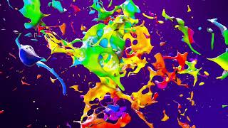 Multicolor Paint Splash Background Version
