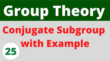 Conjugate Subgroup with example | Group Theory