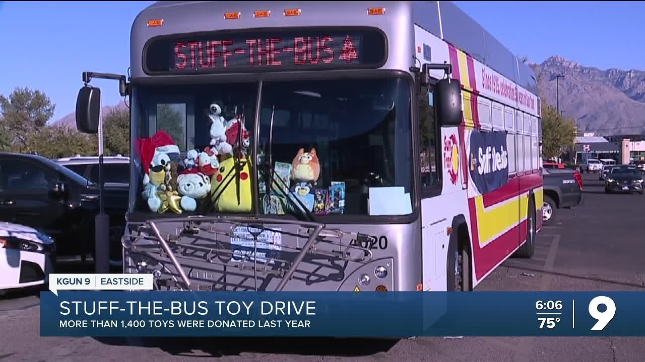 Sun Tran and Salvation Army team up to stuff the bus