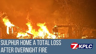 Sulphur home a total loss after overnight fire