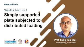 Lec 5: Simply supported plate subjected to distributed loading