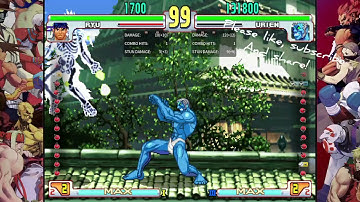 Urien tackle tackle headbutt and anti-air combo with 5 tackles!