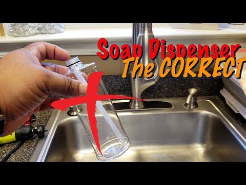 Kitchen Sink Soap Dispenser Trick THE CORRECT WAY 