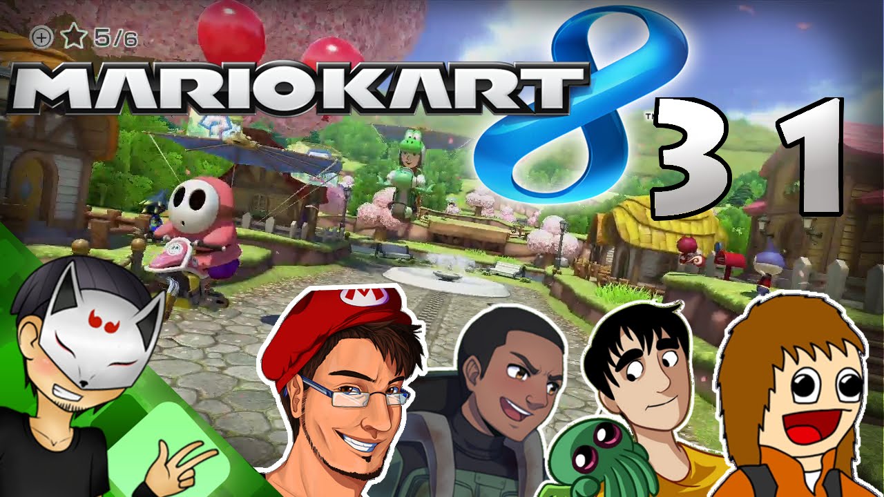 The Race is On!(Mario Kart 8 w/ The Derp Crew) - Ep. 31[1080p 60FPS ...