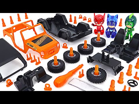 Build a jeep <strong>car</strong> and pursue the villains with <strong>model</strong> kit! | DuDuPopTOY