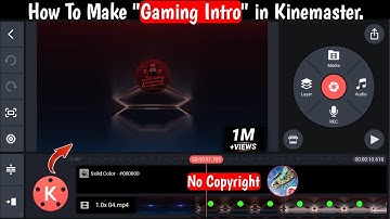 How To Make Cinematic Gaming Intro For YouTube in Kinemaster | Free Fire Gaming Intro