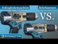 Schlagbohrmaschine VS Bohrhammer / Die Unterschiede und worauf sollte man beim Kauf achten!