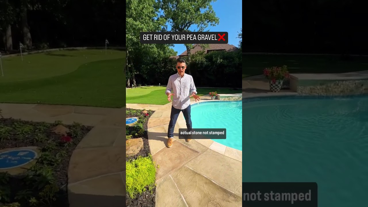 Get Rid of Your Pea Gravel Pool Deck!!❌ 