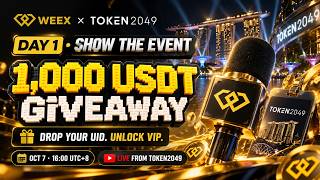 TOKEN2049 Singapore 2026 LIVE 🔥DAY 1 & $1,000 Giveaway