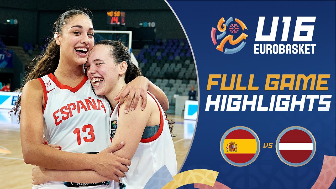 Semi-Finals: Spain 🇪🇸 vs Latvia 🇱🇻 | Highlights | FIBA U16 Women's EuroBasket 2025