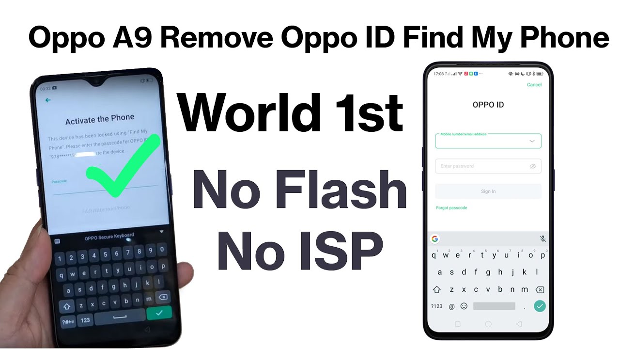 Bypass OPPO ID A7 / A9 / R15 OPPO Find My Phone | Magico OPPO Tool