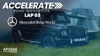 Accelerate Your Innovation Lap Three at Mercedes Benz World - PROMO | Apogee Corporation